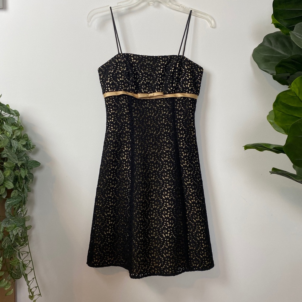 Black and Gold Dress Size 4